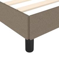 Bedframe zonder matras 90x200 cm stof taupe - thumbnail