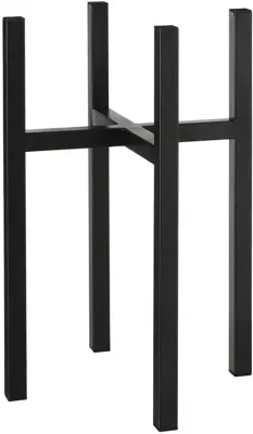 Mica Decorations Ascot Plantenstandaard XL - H49,5 cm - Zwart