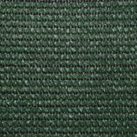 VidaXL Zonnezeil 160 g/m² 3x4x5 m hdpe donkergroen - thumbnail