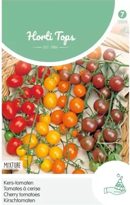 Zaden Tomaten Cherry - 4 kleuren Hortitops - Hortitops