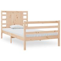 Bedframe zonder matras massief grenenhout 90x190 cm - thumbnail