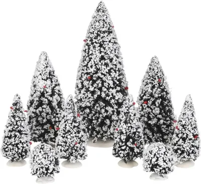 Kerstdorp landschap evergreen bomen 50x30x45 cm Luville - Luville Kerstdorp landschap evergreen bomen 50x30x45 cm Luville - Luville