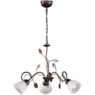 Antiek Roestkleurige LED Hanglamp - 3-Lichts - Aluminium - E14 Fitting