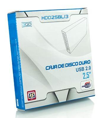 3GO HDD25BL13 opbergdoos (SATA, blauw, Windows SE/ME/2000/NT/XP/Vista/7 Linux Mac)
