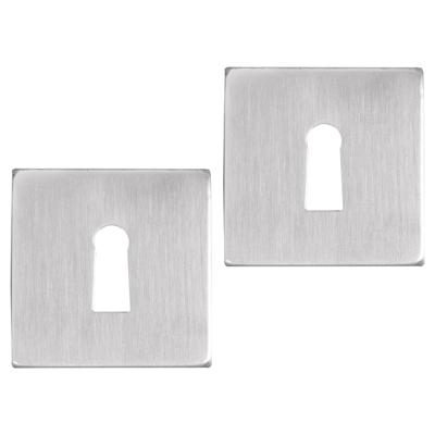 Differnz | Rozet met Sleutelgat | Mat Chroom | Vierkant | 52x52mm