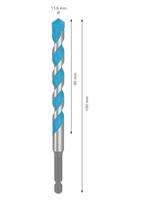 Bosch Accessoires Universeelboor | HEX-9 | MultiConstruction | 11x90x150 mm - 2608902352 - thumbnail