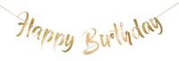 Letterslinger happy birthday goud - thumbnail