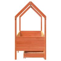 Kinderbedframe met lades 70x140 cm massief grenenhout - thumbnail