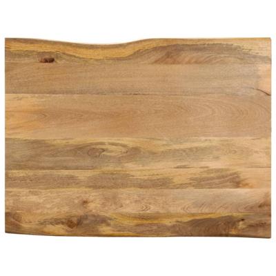 Tafelblad met natuurlijke rand 110x80x3,8 cm massief mangohout