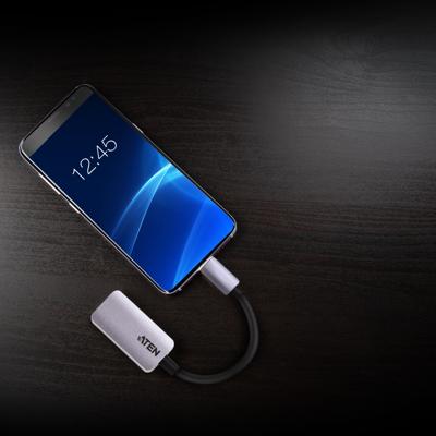 ATEN UC3008A1 USB grafische adapter 4096 x 2160 Pixels Zilver - thumbnail