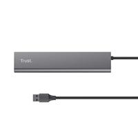 USB-HUB Trust 24967 HALYX 7C Grijs - thumbnail