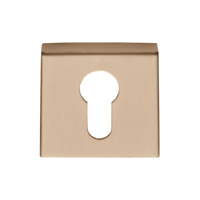 Formani Basics BSQY53 cilinderplaatje vierkant - PVD licht brons - thumbnail
