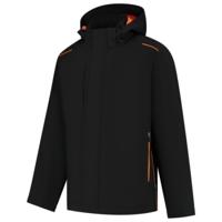 Tricorp Winter Tech Shell Accent zwart-oranje XXL - thumbnail
