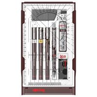 Rotring college set van 9 Isograph 0,25 mm/ 0,35 mm/ 0,5 mm - thumbnail