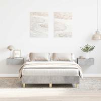 Bedframe zonder matras 160x200 cm spaanplaat betongrijs - thumbnail