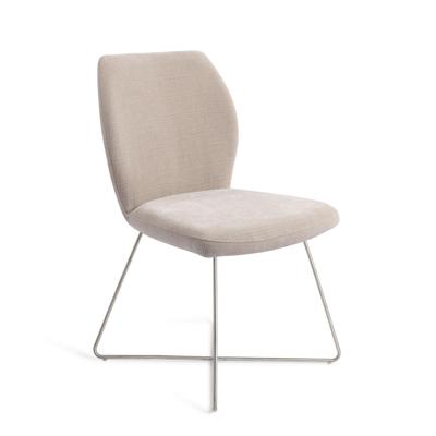 Jesper Home Ikata eetkamerstoel Sand Strand cross steel