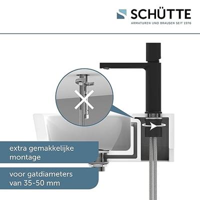 Schütte Wastafelkraan (Zwart mat) Schütte Wastafelkraan (Zwart mat)