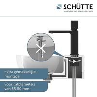 Schütte Wastafelkraan (Zwart mat) - thumbnail