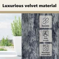VidaXL Velvet gordijnen 2 pcs zilvergrijs 175 x 140 cm fluweel - thumbnail