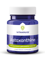 Vitakruid Astaxanthine Astapure 4mg duurzaam gekweekte alg 60 Vegetarische capsules - thumbnail