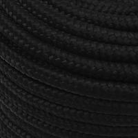 Werktouw 12 mm 100 m polyester zwart - thumbnail
