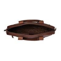 Chesterfield - Calvi Lederen Laptoptas - 15 inch - Bruin - thumbnail