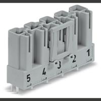 WAGO 770-835 Netstekker WINSTA MIDI Stekker, inbouw horizontaal Totaal aantal polen: 5 25 A Wit 50 stuk(s) - thumbnail