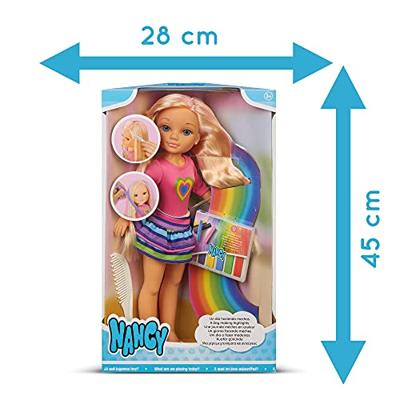 Famosa Nancy pop een dagje highlights maken in vele kleuren