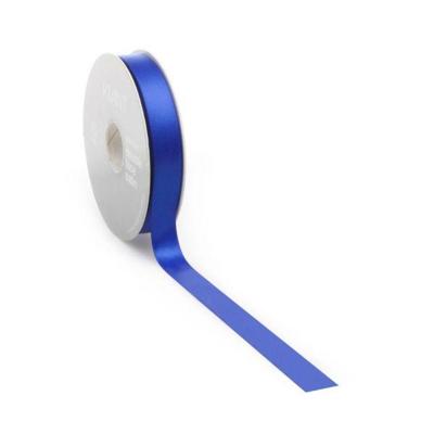 Satijnlint PREMIUM Double face 16mm x 25 meter blue