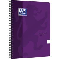 Oxford School Touch spiraalblok, ft A4, 140 bladzijden, blanco, paars - thumbnail