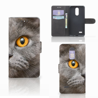 Telefoonhoesje met Pasjes LG K4 (2017) Britse Korthaar - thumbnail