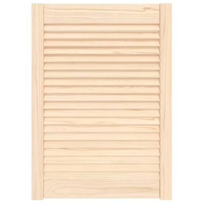 VidaXL Kastdeur met lamellen 69x49,4 cm massief grenenhout VidaXL Kastdeur met lamellen 69x49,4 cm massief grenenhout