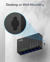 Cudy GS105D netwerk-switch Gigabit Ethernet (10/100/1000) Zwart - thumbnail