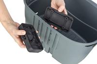 Trixie Stuur-Fietsmand kunststof grijs tot 5 kilo - thumbnail