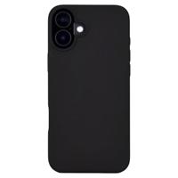 JT Berlin SilikonCase Steglitz Backcover Apple iPhone 16 Zwart Inductieve lading, MagSafe compatible - thumbnail