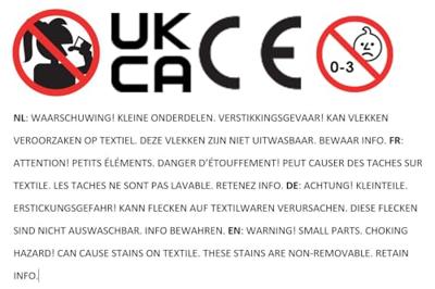 Duckiez Bellenblaasjes kerst, 24 stuks