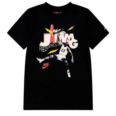 T-Shirt met Korte Mouwen voor kinderen Jordan Mj Jamming Ss Zwart - Maat: 13-15 Jaar T-Shirt met Korte Mouwen voor kinderen Jordan Mj Jamming Ss Zwart - Maat: 13-15 Jaar