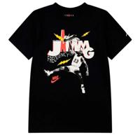 T-Shirt met Korte Mouwen voor kinderen Jordan Mj Jamming Ss Zwart - Maat: 13-15 Jaar - thumbnail
