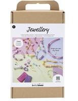 Creativ Company Hobbyset sieraden kids, diverse kleuren, 1 doos - thumbnail