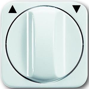 Busch Jaeger WIT afdekplaat + knop draaischakelaar - 4692065