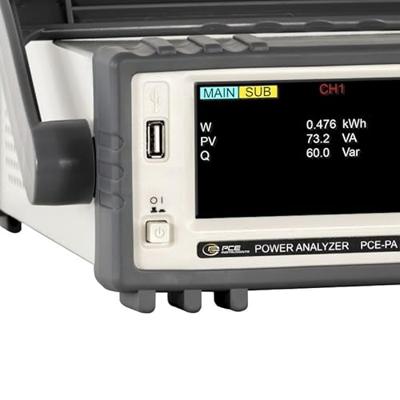 PCE Instruments Power Analyzer Netwerkanalyser 1-fasig Energiemetingen PCE Instruments Power Analyzer Netwerkanalyser 1-fasig Energiemetingen
