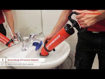 Rothenberger Ontstopper | bij afvoer- en leidingverstoppingen | 1 stuk - 072070X - 072070X