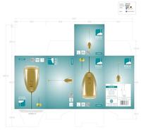 Eglo Amber hanglampAlobrase Ø 20cm - 98648 - thumbnail