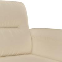 Fauteuil 60 cm microvezelstof crmekleurig - thumbnail