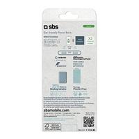 SBS eco-friendly powerbank 5,000 mAh blauw - thumbnail