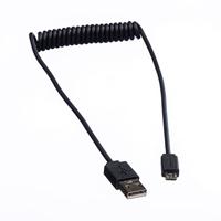 ROLINE USB 2.0 spiraalkabel A-Micro B, stekker op stekker, 1,0 m - thumbnail