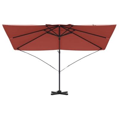 VidaXL Parasol terracotta 351 x 250 x 260 cm polyester en aluminium