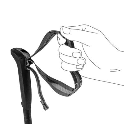 Leki Skytera FX Carbon SL Wandelstokken White/Black/Orange Leki Skytera FX Carbon SL Wandelstokken White/Black/Orange