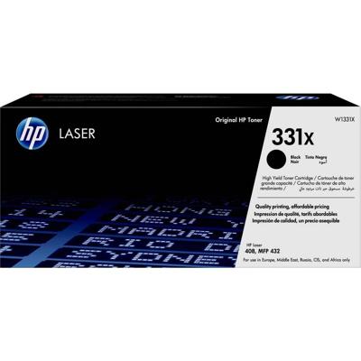 HP Toner 331X Origineel Zwart 15000 bladzijden W1331X HP Toner 331X Origineel Zwart 15000 bladzijden W1331X