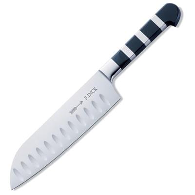 DICK 1905 Santoku gecanneleerde schuine kant mes
